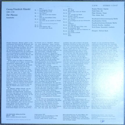 Händel – Helmut Koch – Der Messias, Ausschnitte