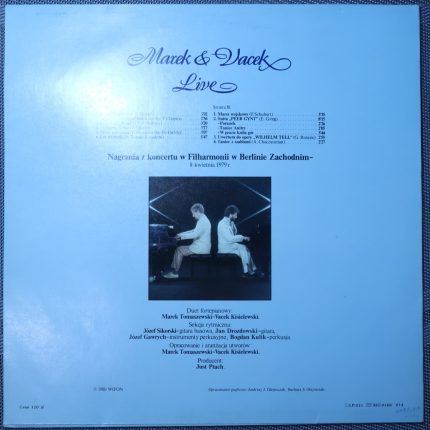 Marek & Vacek — Live