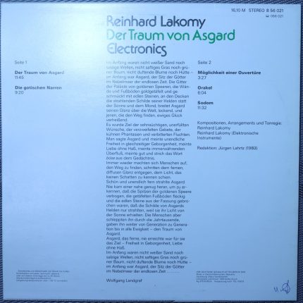 Reinhard Lakomy – Der traum von Asgard